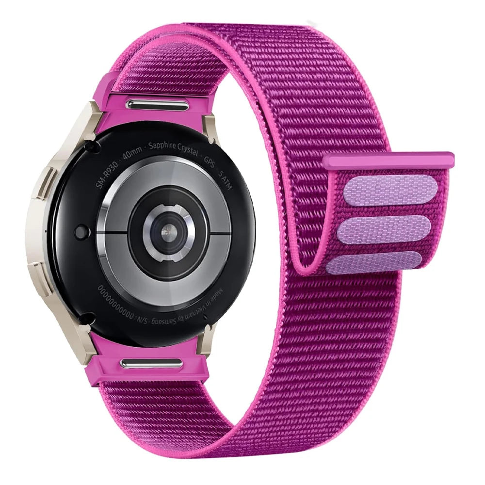 Nylon Sport Loop Watch Strap – 40-44mm for Samsung Galaxy Watch 4-7 & 5 Pro