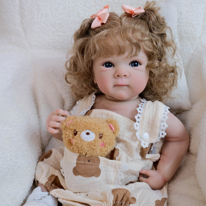 18″ Bettie Full‑Body Reborn Baby Doll – Lifelike Newborn with 3D Skin & Hand‑Rooted Hair