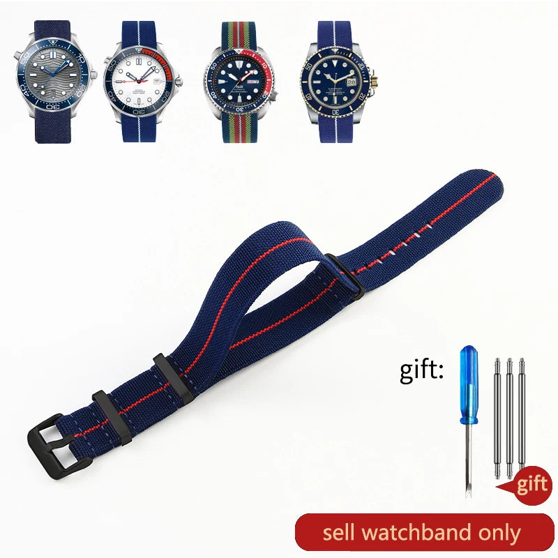 Nylon Parachute Strap 18–22mm