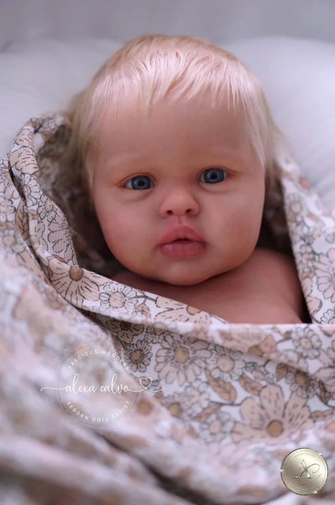 22" Ellie Unfinished Reborn Doll Kit (Cloth Body & Eyes)