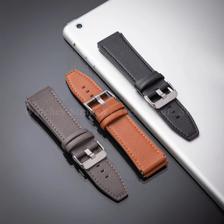 22mm Genuine Leather Strap Band For Huawei Watch GT3 GT 3 Pro/GT 4 Pro/GT 2 Pro Sport Watchband Smartwatch Replacement Bracelets