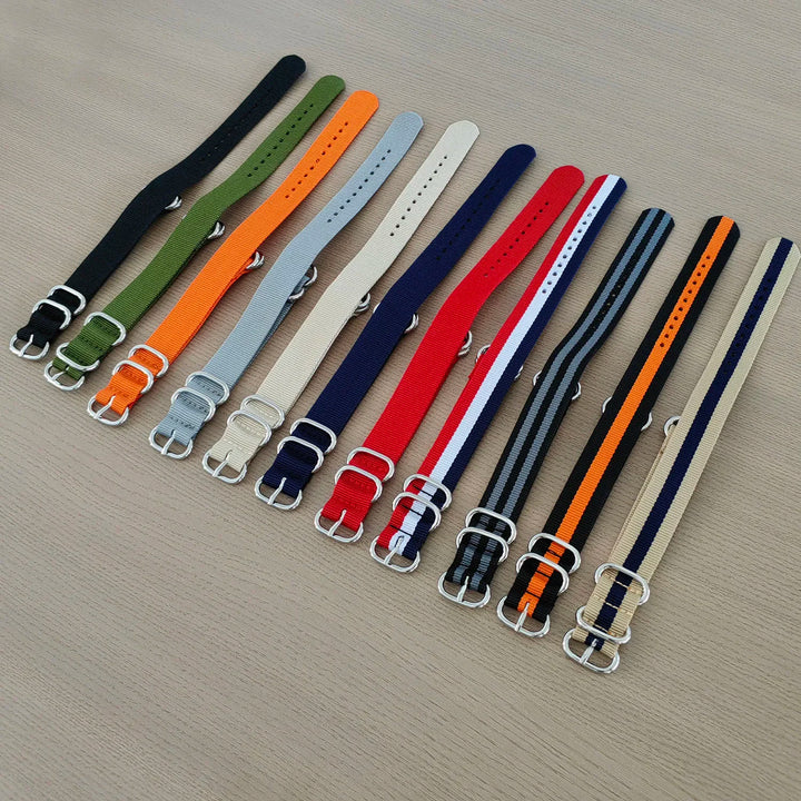 Nylon Military Watch Band 18–24mm