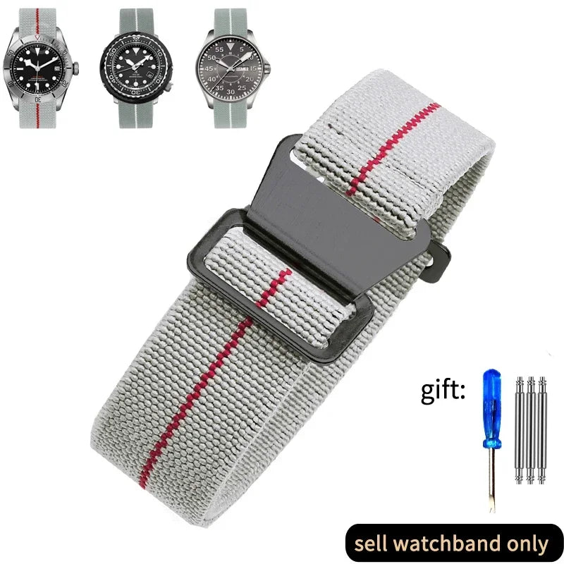 French Army Nylon Watch Band 18–22mm