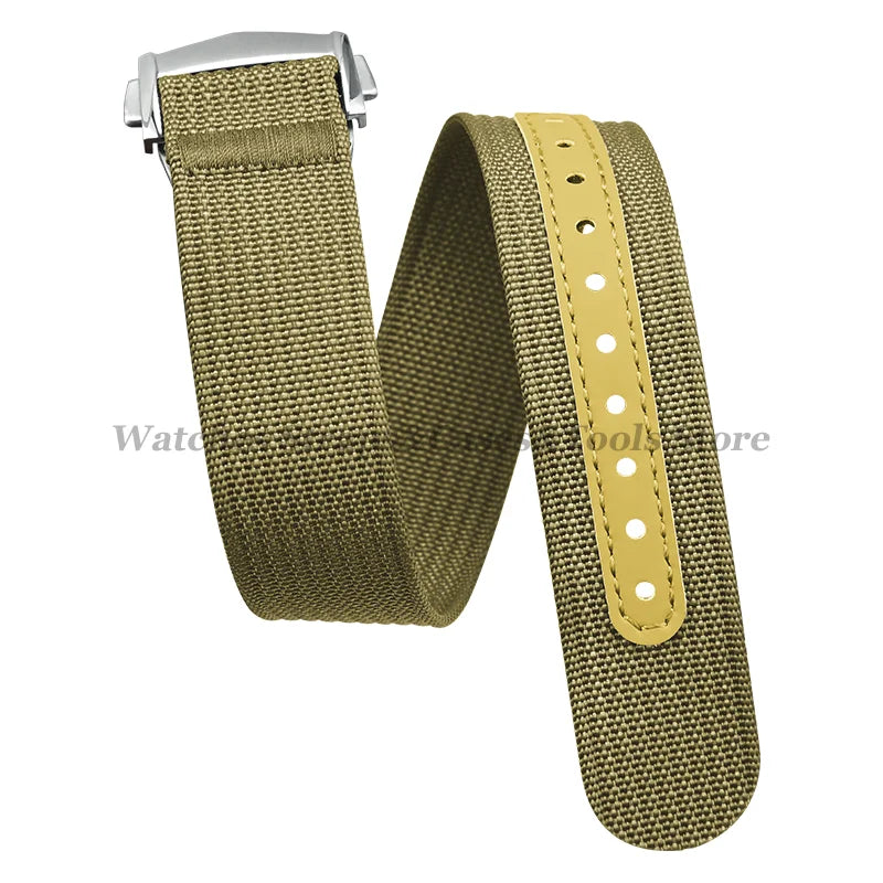 Canvas Nylon Watch Strap – 20-22mm Waterproof