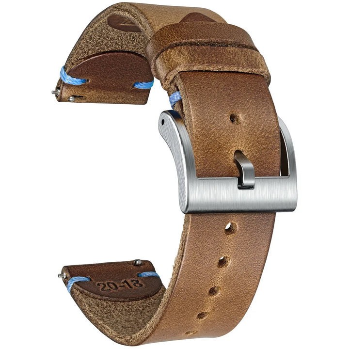 Horween CXL Genuine Leather Watch Strap 18–22mm Quick Release