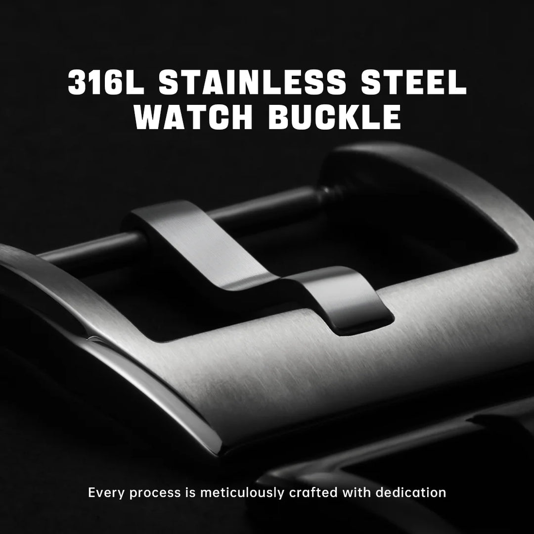 Maikes Rose Gold 316L Stainless Steel Watch Buckle – 18/20/22mm, Clasp for IWC, Omega & Rolex