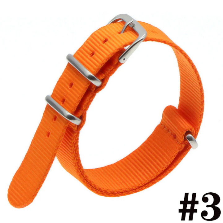 Waterproof Nylon Watch Strap (16-22mm)