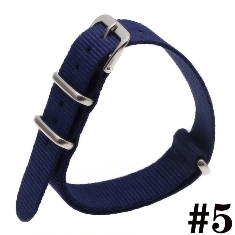 Waterproof Nylon Watch Strap (16-22mm)