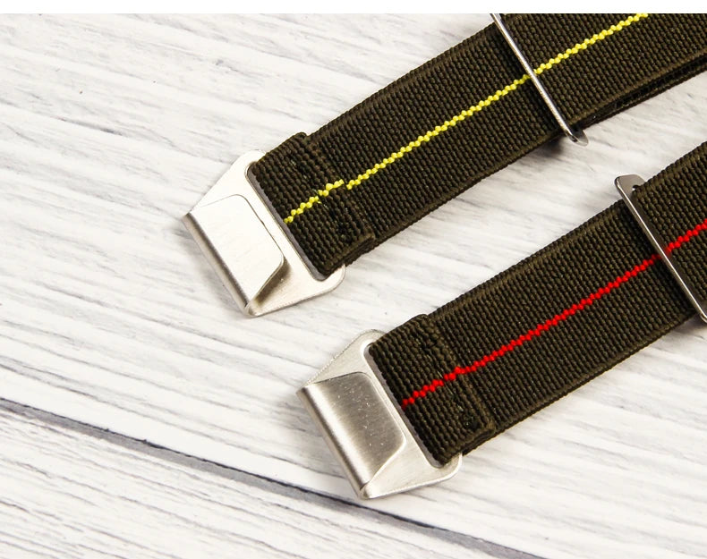 French Army Nylon Watch Band 18–22mm