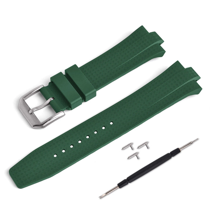 FKM Fluoro Rubber Watch Strap – Quick-Release, Convex End for Citizen NJ0150/NJ0151 ME Series