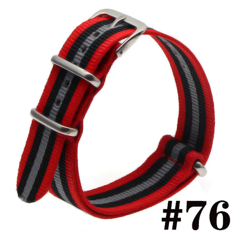 Waterproof Nylon Watch Strap (16-22mm)