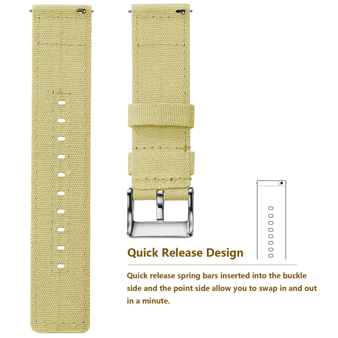 SAMCO Canvas Strap 20–22mm Unisex