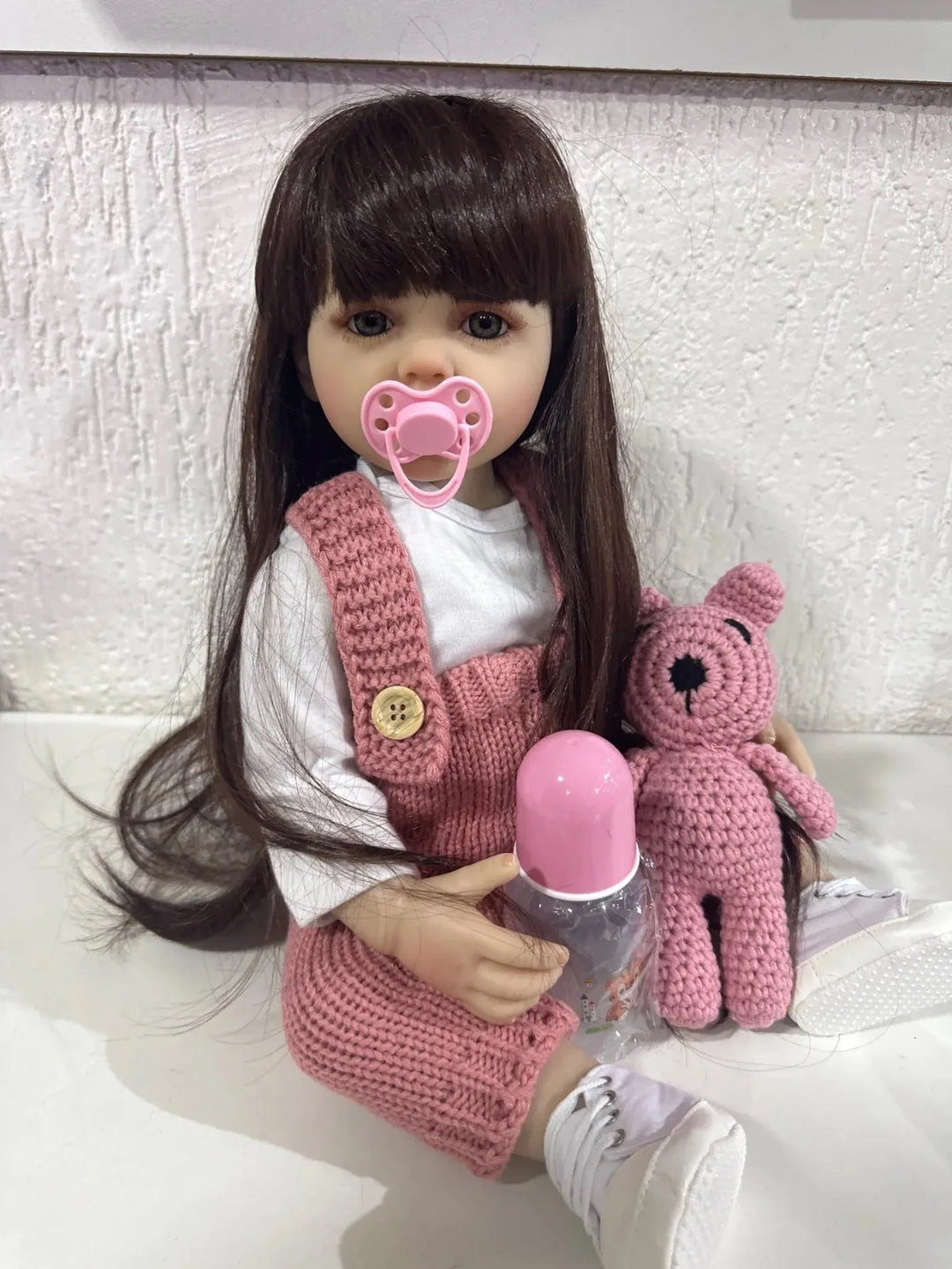 22″ Betty Full‑Body Realistic Reborn Baby Doll (Bath‑Safe Vinyl)