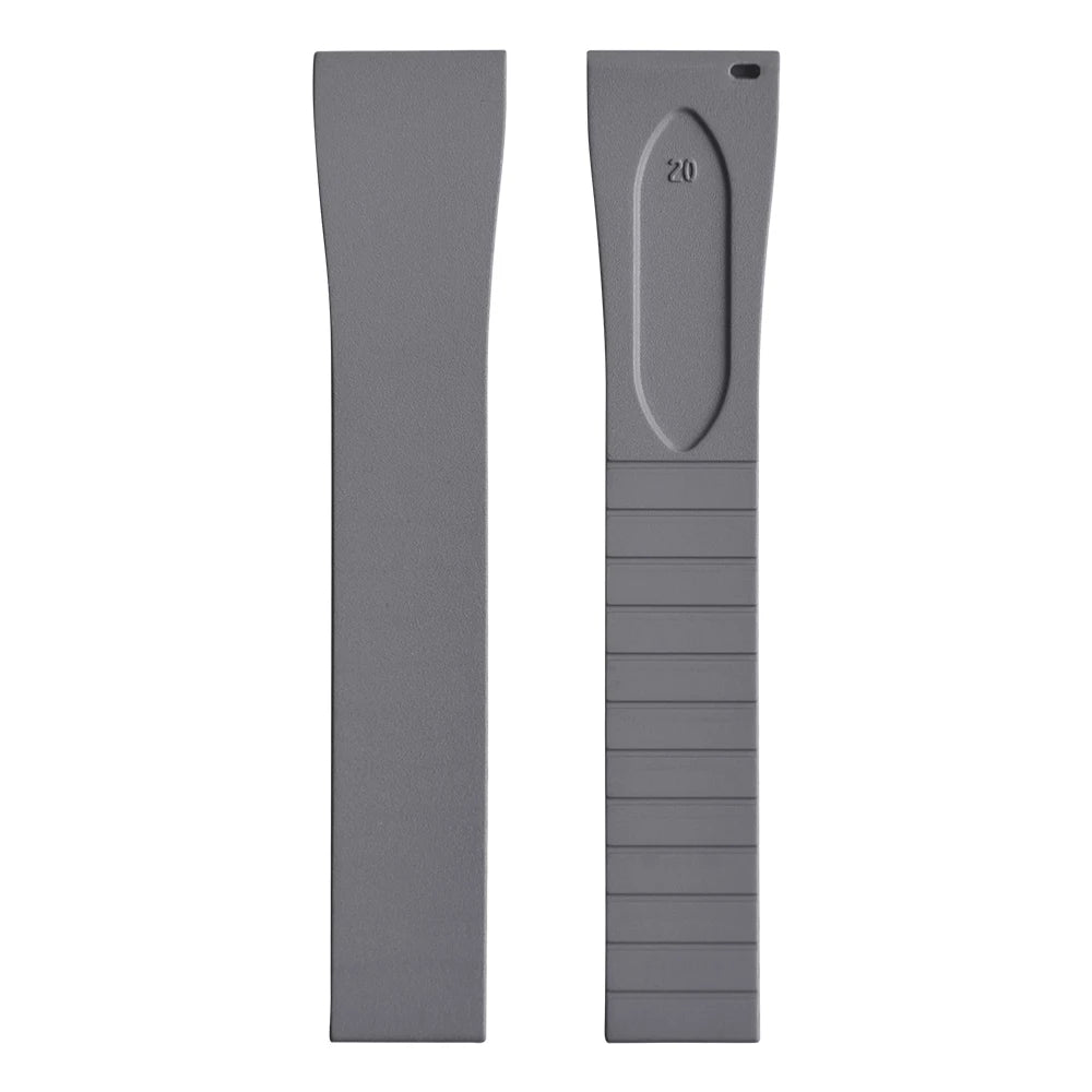 CTS FKM Rubber Watch Strap 16mm 18mm 19mm 20mm 21mm 22mm Quick Release Butterfly Buckle Watch Band CTS Strap For Cut To Size