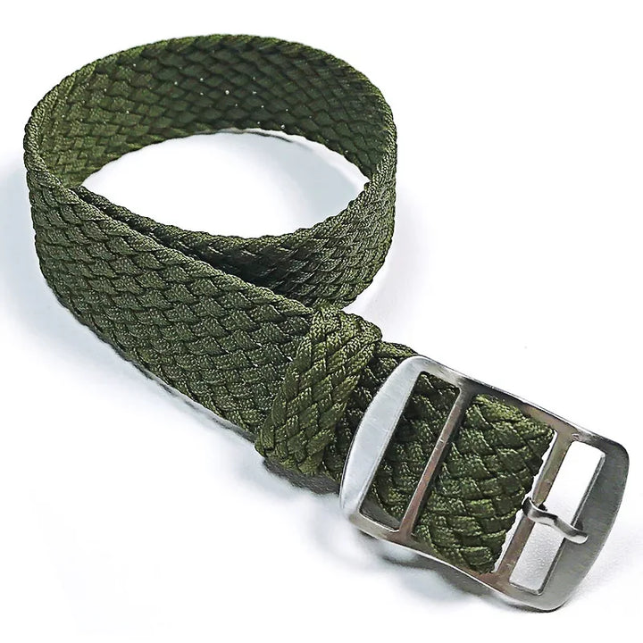 Perlon Woven Nylon Watch Strap (14–22mm)