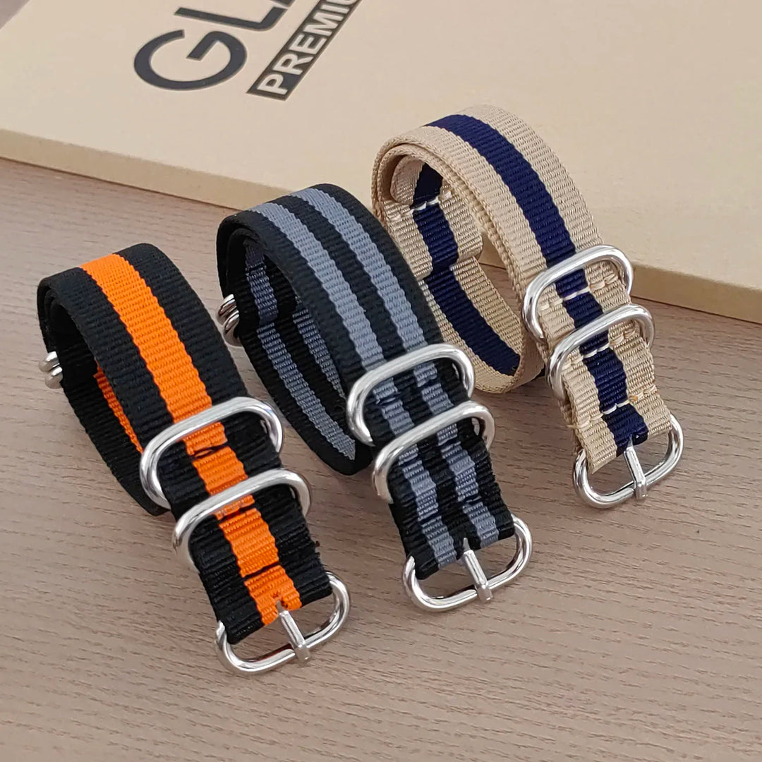 Nylon Military Watch Band 18–24mm
