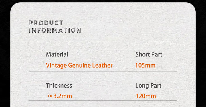 Vintage Top-Grain Leather Watch Strap (18–24mm)