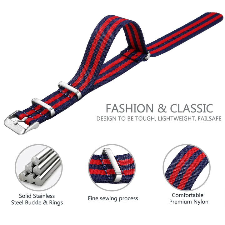 Military Watch Strap 20–22mm