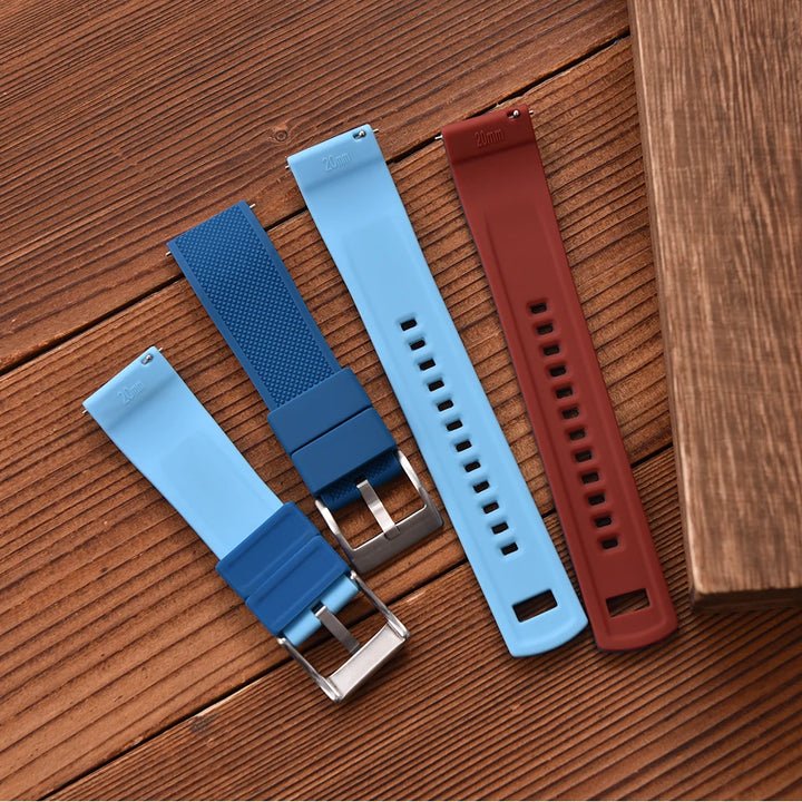 JUELONG Premium Silicone Watch Band Quick Release Rubber Watch Strap 20mm Watch Strap Watch Replacement Watchband