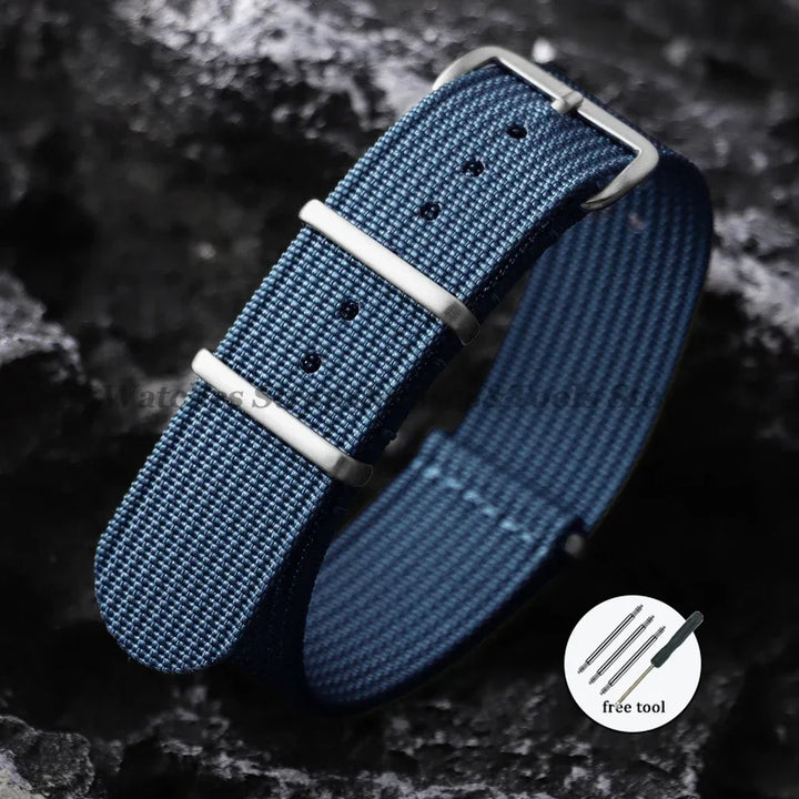 Braided Nylon Strap 18mm 19mm 20mm 22mm for Huawei Watch GT3/GT4 46mm Black Green Grey Blue Soft Breathable Men Women Watchbands