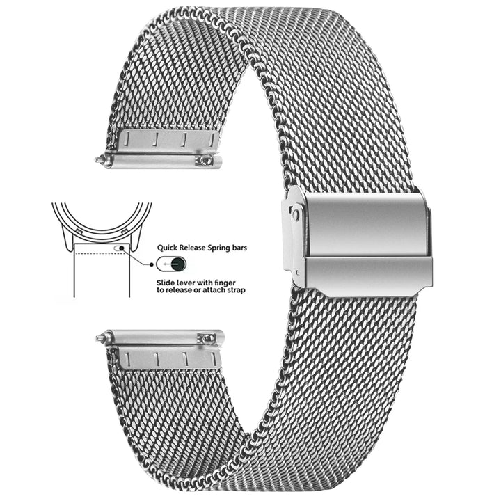 Milanese Mesh Watch Band 8–24mm