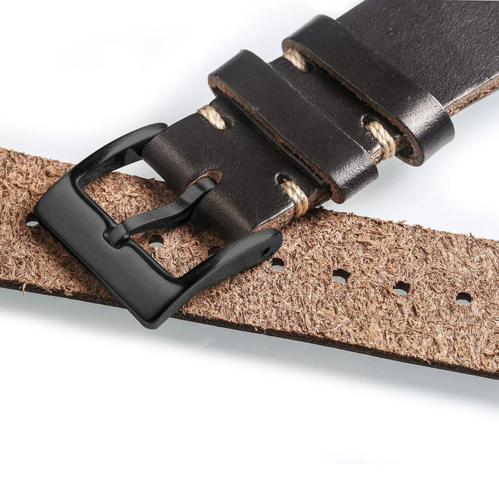 HEMSUT Compatible With Apple Watch Band Horween Leather Watch Strap For iWatch 42mm44mm45mm 38mm40mm41mm For Series7 6 5