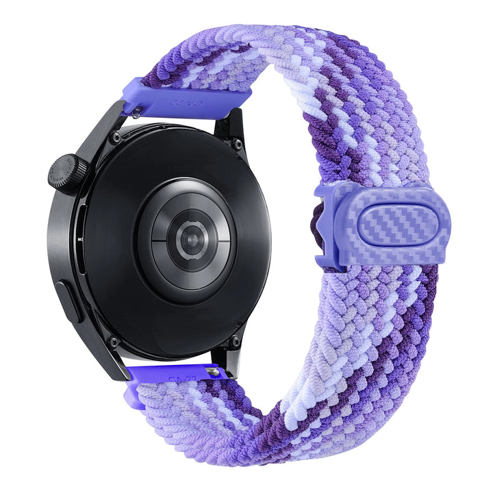 Nylon Braided Loop Watch Strap 20-22mm for Samsung Galaxy Watch & Huawei GT Series