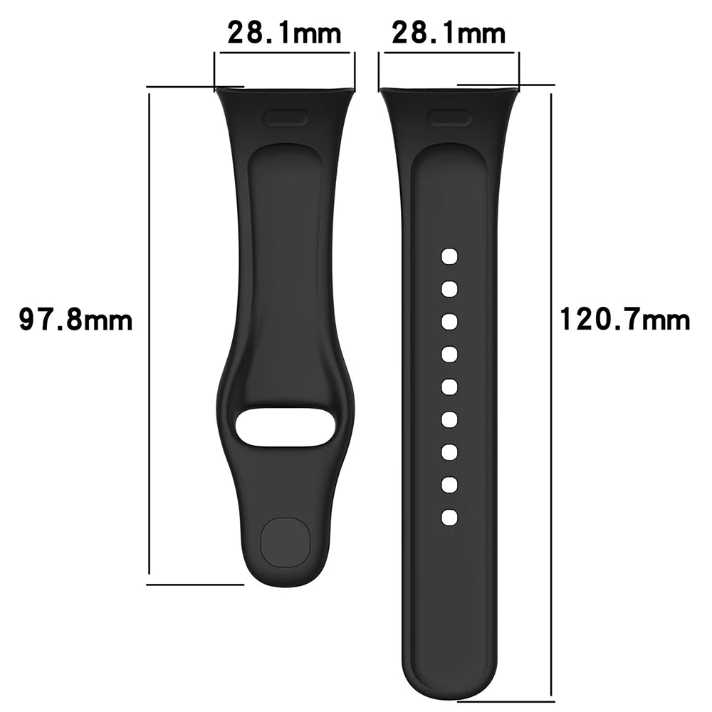 Silicone Watch Strap for Redmi Watch 3 – Without Button