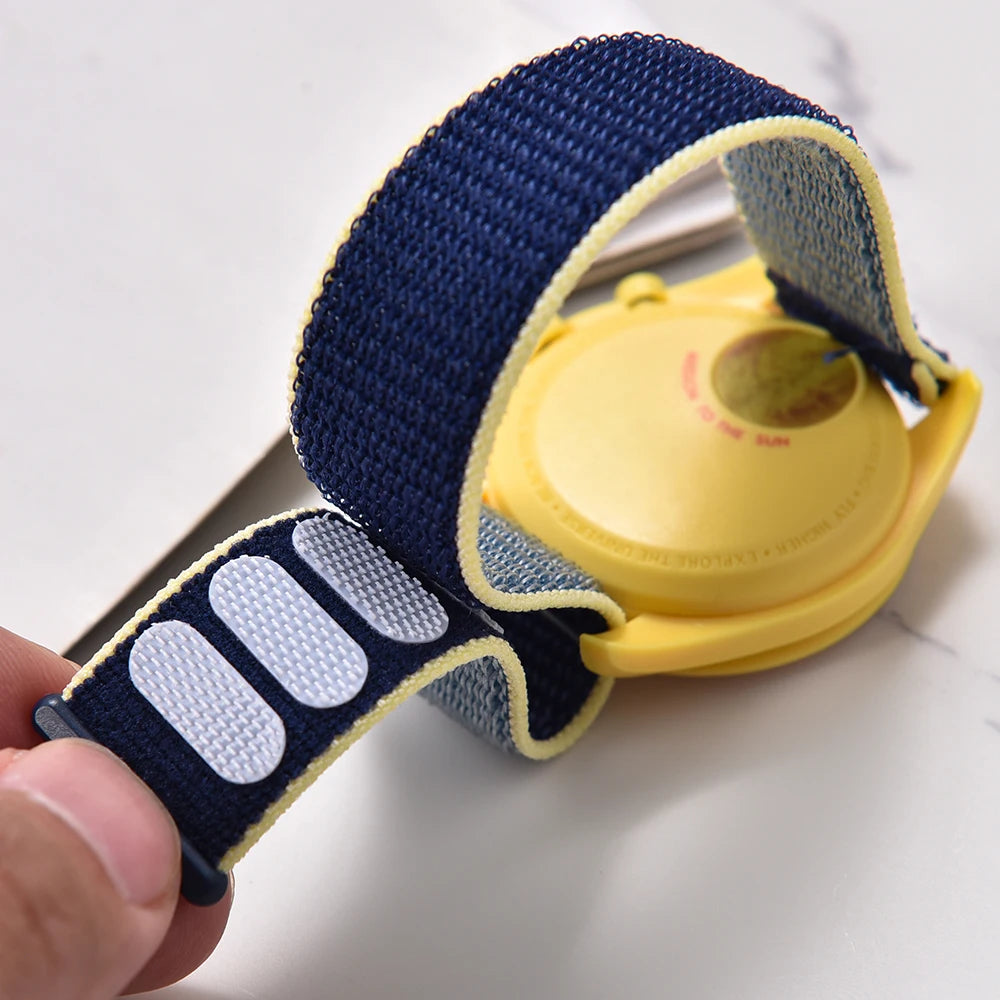 NATOBELT Hook Loop Adjustable For Comfort Delugs Nylon Sailcloth Strap Elastic Watch Strap 20mm 22mm Quick Release Watchbands