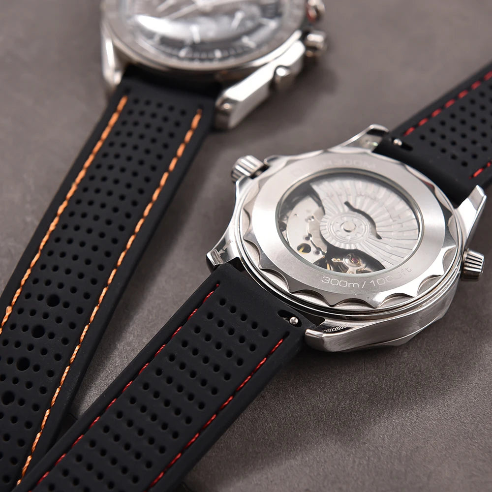 NATOBELT Soft Porous Rubber Watch Strap – Quick Release (18-22mm)