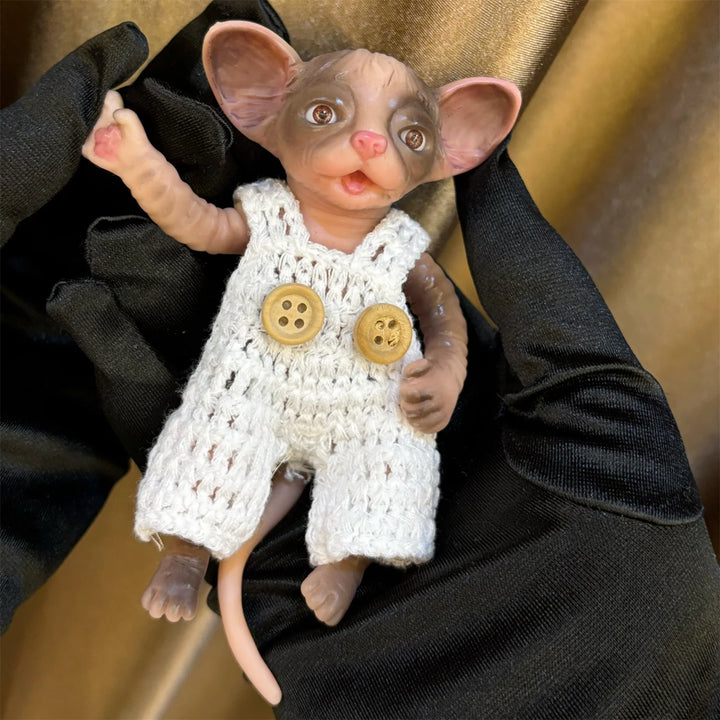 10–11 cm Mini Silicone Tiger Reborn Doll