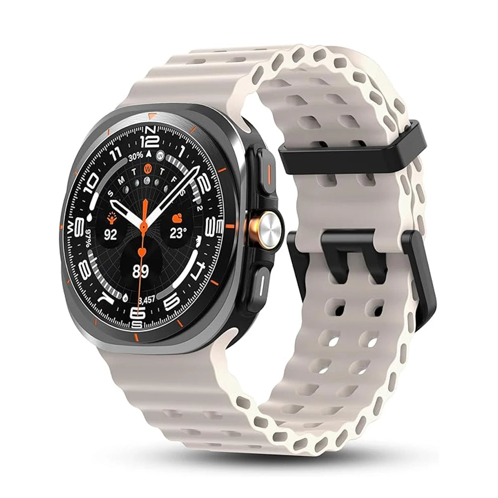 Marine Silicone Samsung Galaxy Watch Strap – 47mm Sport for Galaxy Watch 7 Ultra
