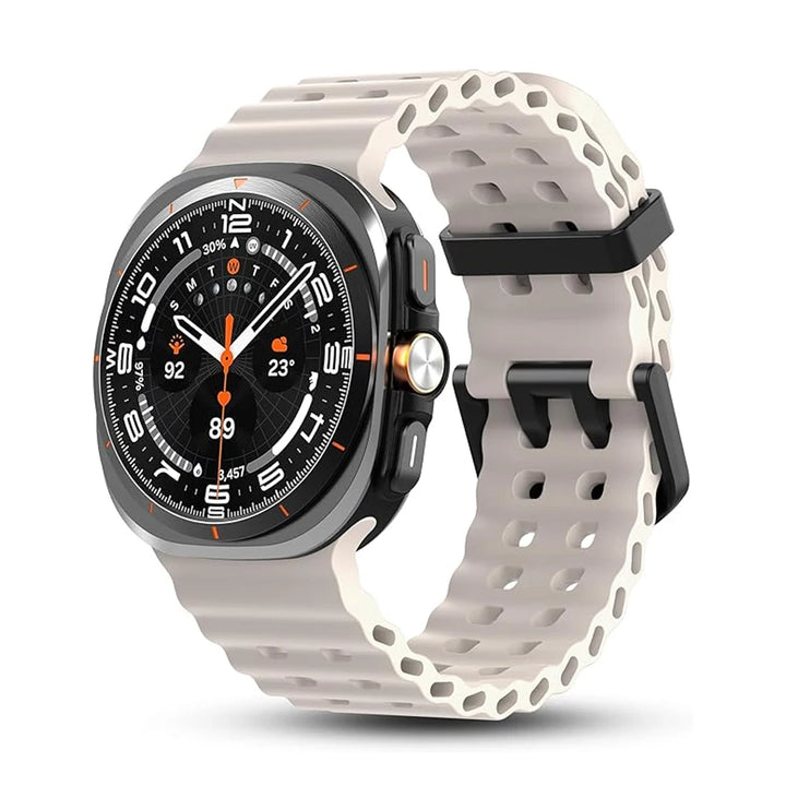 Marine Silicone Samsung Galaxy Watch Strap – 47mm Sport for Galaxy Watch 7 Ultra