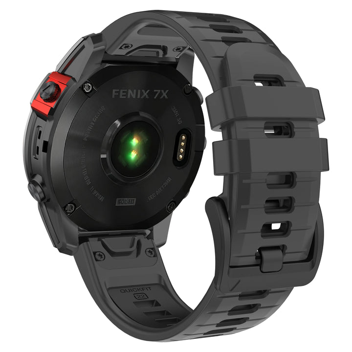QuickFit Silicone Strap for Garmin Fenix, Epix & Enduro (22-26mm)