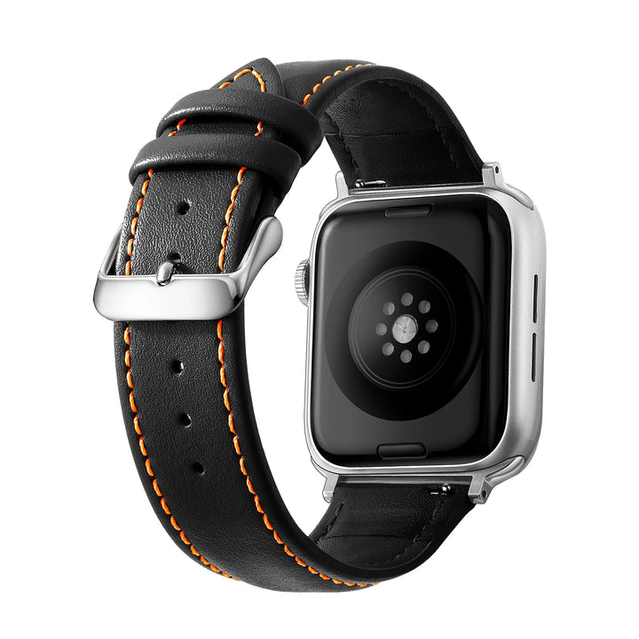 Genuine Leather Apple Watch Band 40–49mm for iWatch Series 3–8 & Ultra