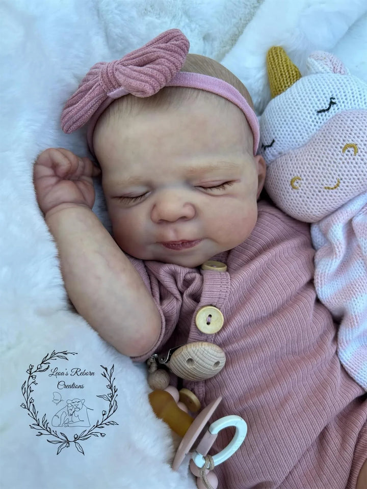 19″ Pascale Realistic Reborn Baby Doll – Soft Body Lifelike Newborn