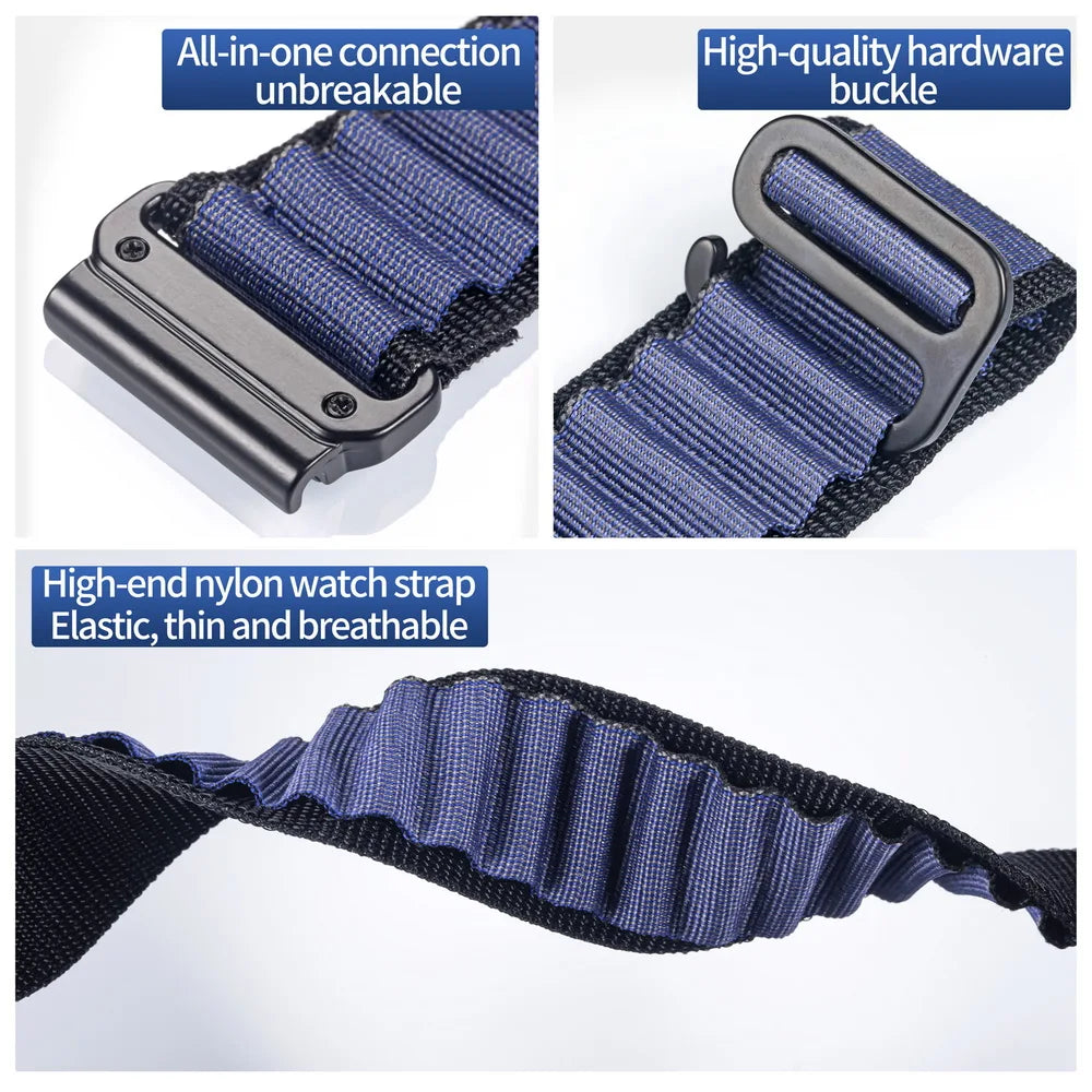 HEMSUT Nylon Quickfit Watch Band for Garmin (20-26mm)