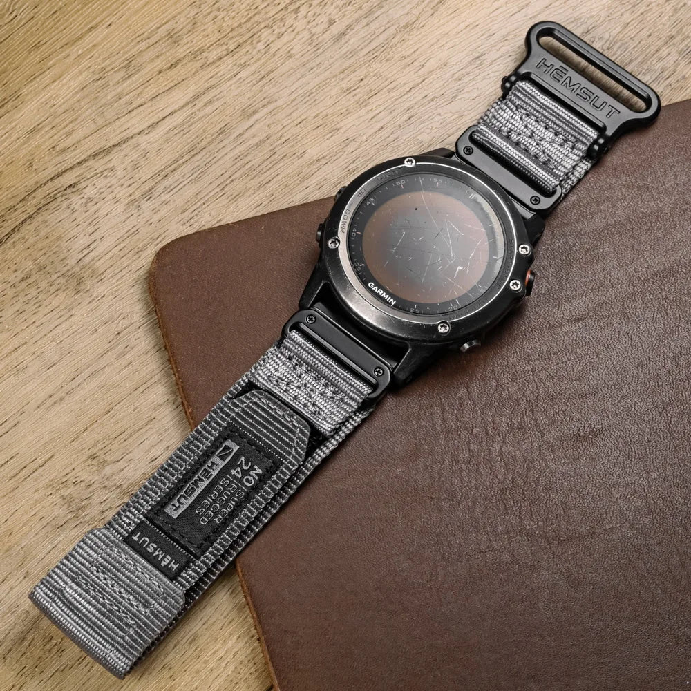 Garmin Quickfit Nylon Watch Band (20-26mm) – Fenix, Forerunner, Epix, Marq, Tactix