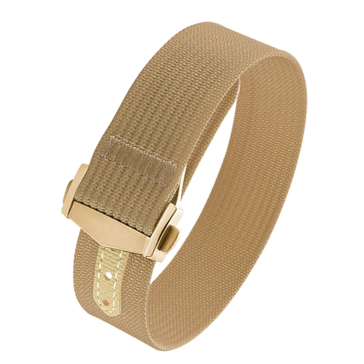 JUELONG Canvas Sailcloth Watch Strap 18mm 20mm 22mm Rubber Hole Sport Waterproof Folding Buckle Watchband For Omega Swatch Moon