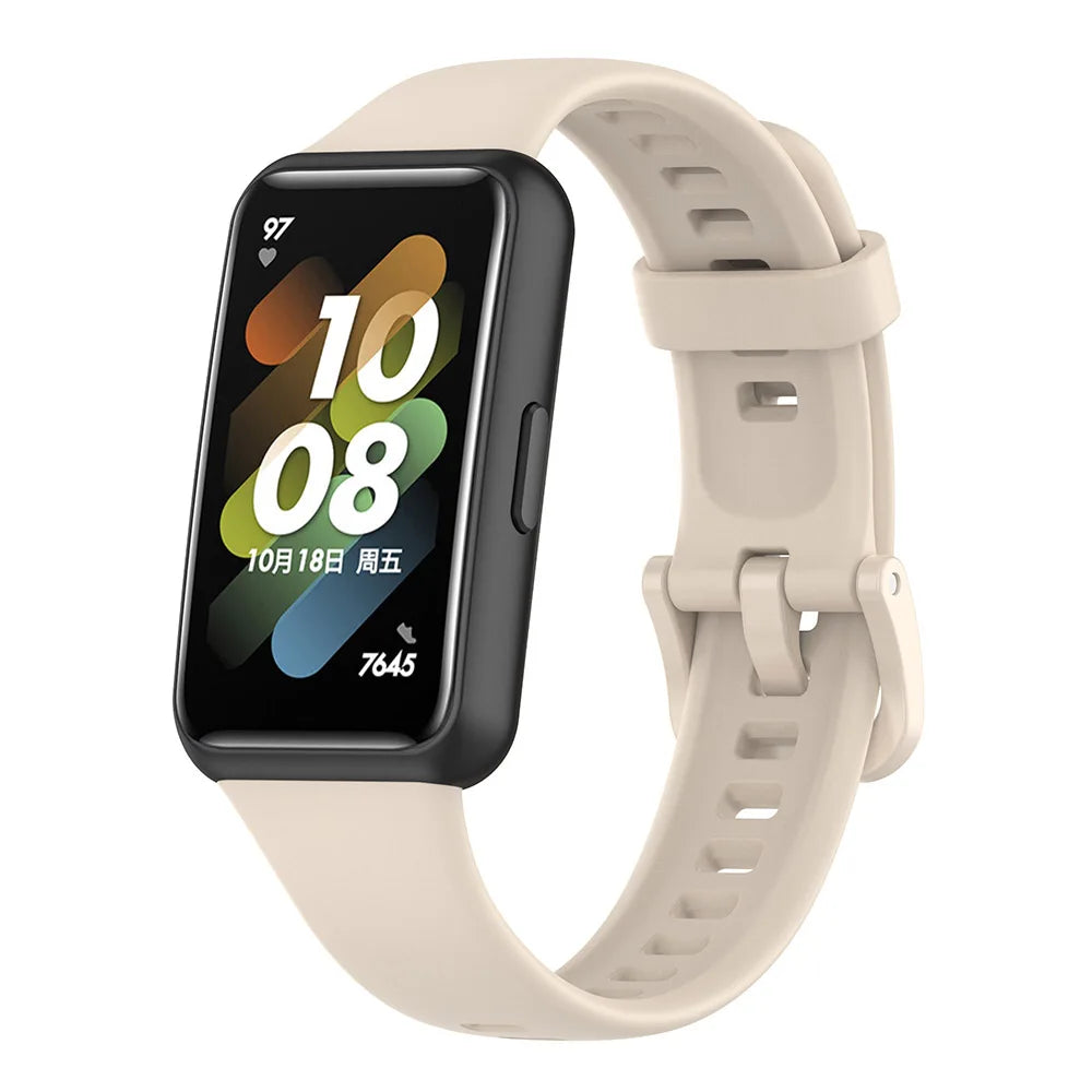 Soft Silicone Watch Strap for Huawei Band 7