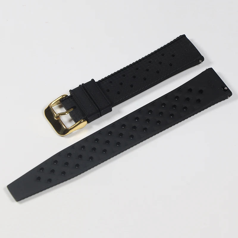 Tropical Rubber Quick-Release Watch Strap – 18–22mm
