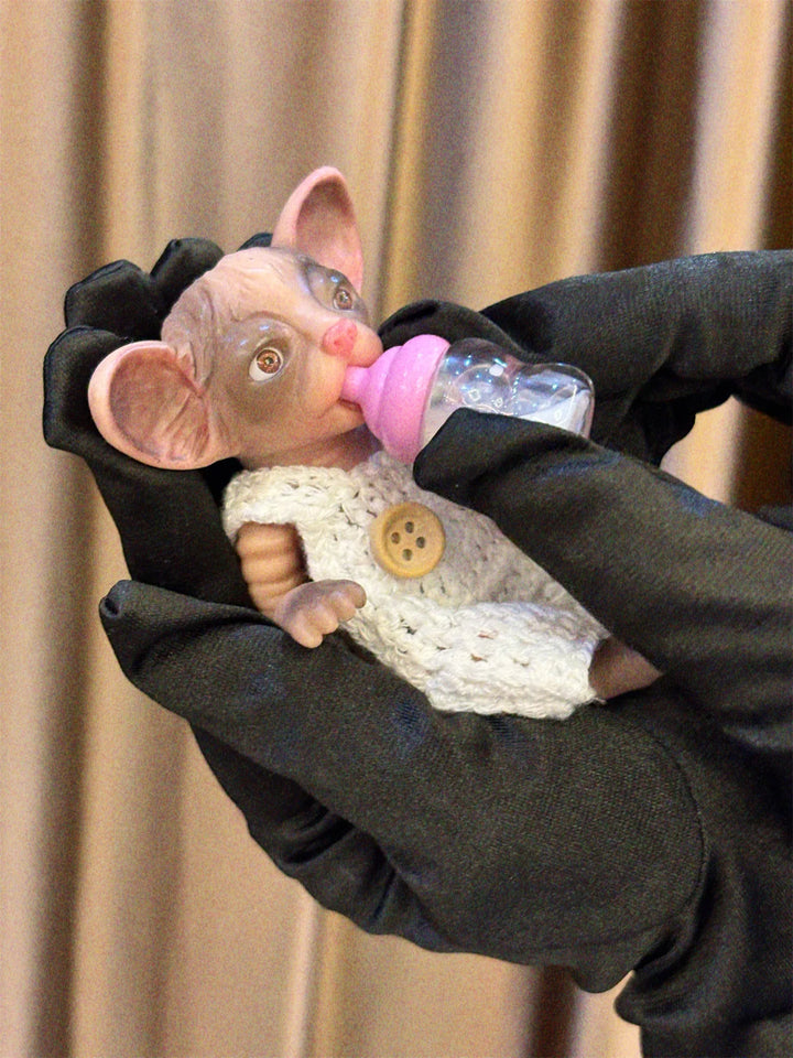 10–11 cm Mini Silicone Tiger Reborn Doll