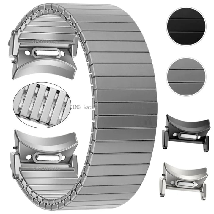 Quick Fit Stainless Steel Elastic Watch Band 40–47mm for Samsung Galaxy