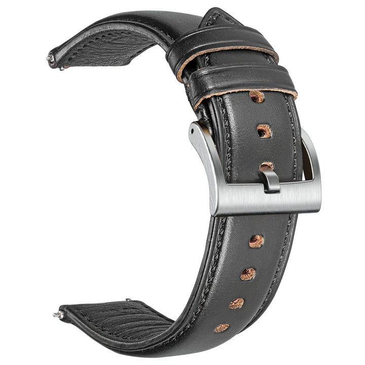 Hemsut Horween Leather Watch Bands Quick Release Handmade Genuine Leather Wrist Straps 18mm 19mm 20mm 21mm 22mm