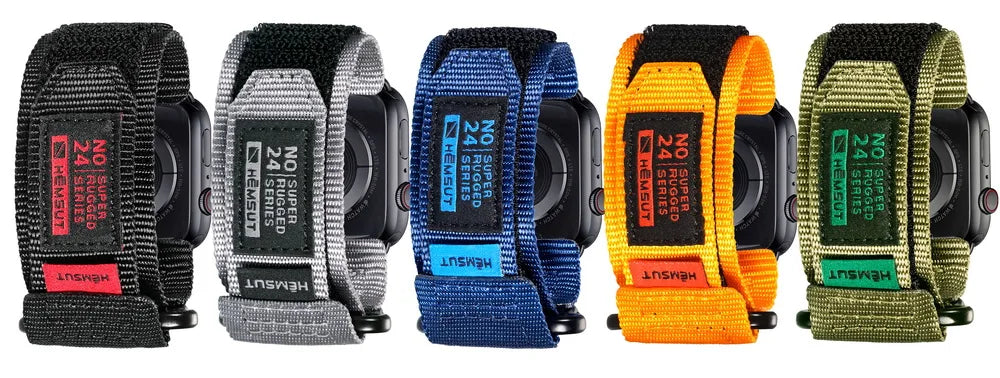 HEMSUT Watch Band Compatible With Apple Ultra 45MM 49MM Sport Nylon Wrist Straps For Se 8 40 41MM  Iwatch 7 5 6