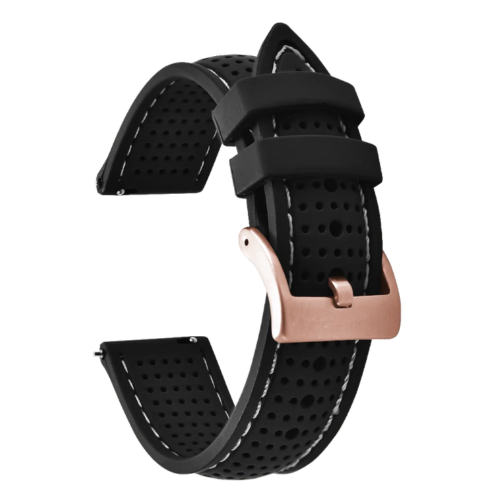 NATOBELT Soft Porous Rubber Watch Strap – Quick Release (18-22mm)