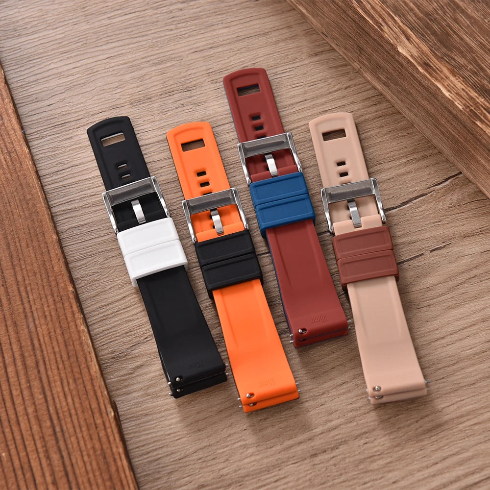 JUELONG Premium Silicone Watch Band Quick Release Rubber Watch Strap 20mm Watch Strap Watch Replacement Watchband