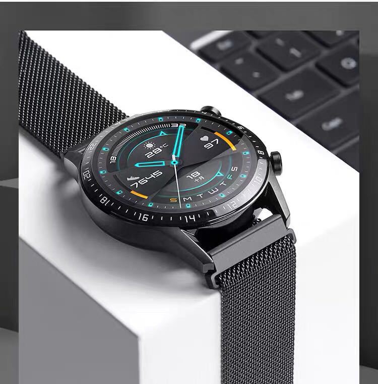 Stainless Steel Milanese Magnetic Watch Strap (18–22mm)