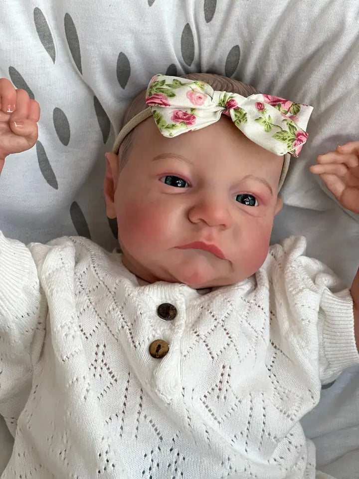 49 cm Levi Full‑Body Silicone Reborn Baby Doll – Lifelike with Visible Veins