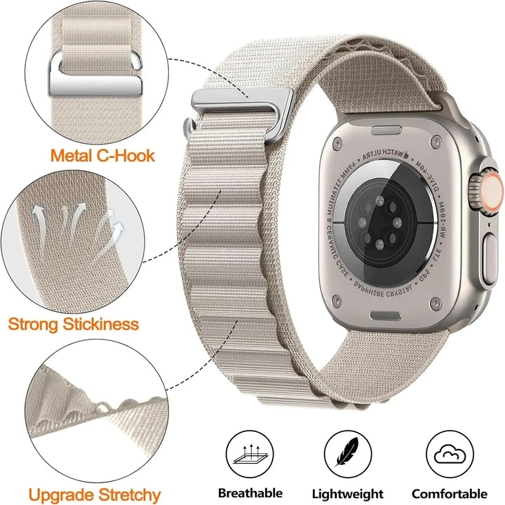 Alpine Apple Watch Band 40–49mm for iWatch Series 7–10 & Ultra
